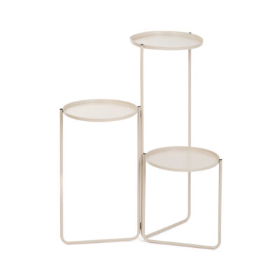 Клумба | ROH | трехъярусная бежевая | 25x48/70 см | 876771