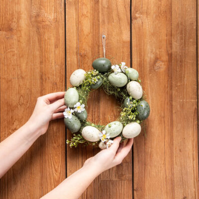 Easter decorations | EASTER JOY | with eggs | 23x23x8 cm | 725593