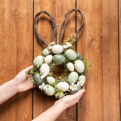 Easter decorations | EASTER JOY | with eggs and ears | 40x23x8 cm | 725616