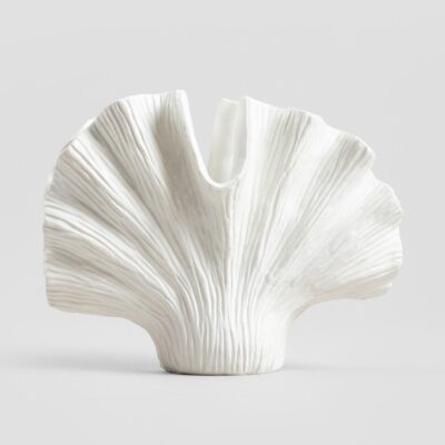 MODERN HAMPTONS | shell-shaped vase | 20x11x16cm | 729584