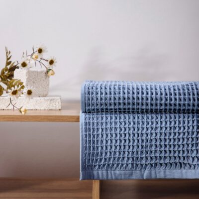Towel | VAFFEL | blue | 70x130cm | 736971