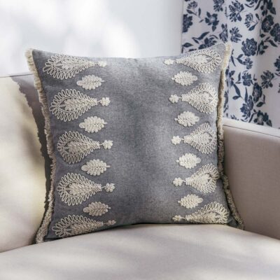 Pillowcase | CAMPI | cotton with embroidered design | 45x45 cm | 745546
