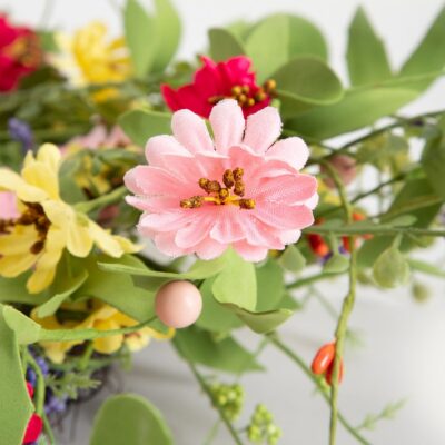 Wreath | MEADOW | with pastel flowers | 45 cm | 765209