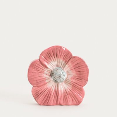 Wazon | BLOOMY | w kształcie kwiatka różowy | 19,5x19,5x19,5 cm | 765421
