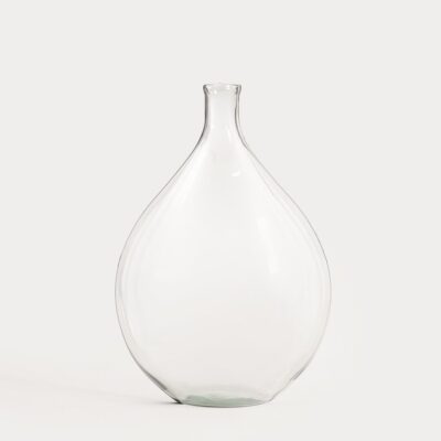 Wazon | LUKI | duży okrągły ze szkła z recyklingu | 5,5x50 cm | 765612