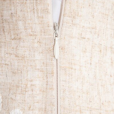 Наволочка | TARA | из льна с вышитой основой | 45x45 см | 766428