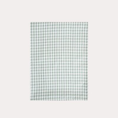 Настольная скатерть | ALAMBRA | фисташковая в клетку | 40x160 см | 766589