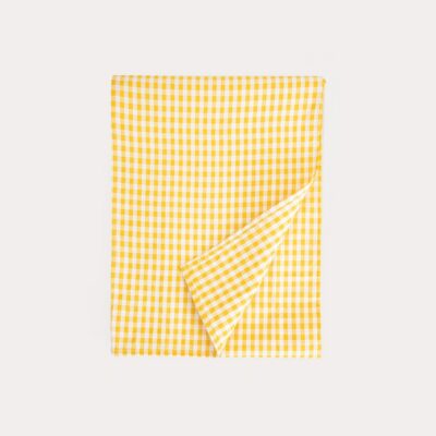 Настольная скатерть | ALAMBRA | желтая в клетку | 40x160 см | 766596