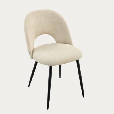 Chair | TRIVIO | in fabric beige | 49x57x78 cm | 767340