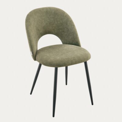 Chair | TRIVIO | in fabric green | 49x57x78 cm | 767364