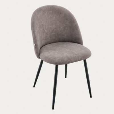 Chair | FIORA | in fabric grey | 49x56x80 cm | 767388