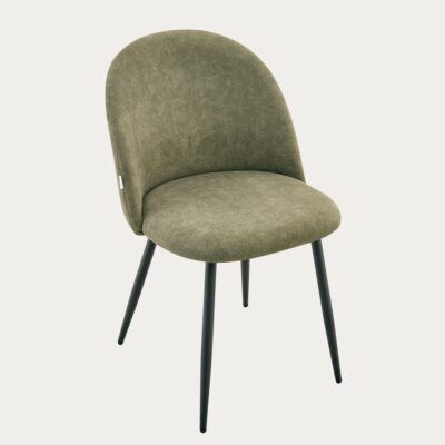 Chair | FIORA | in fabric green | 49x56x80 cm | 767395