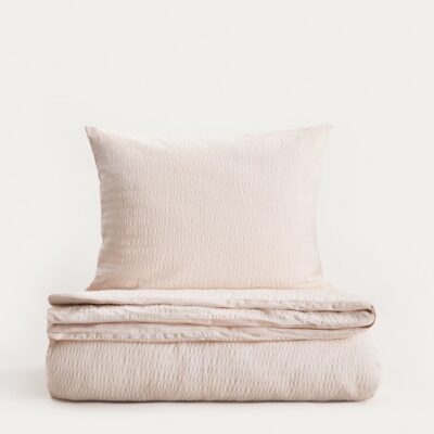 RETIE | Постельное белье из хлопковой коры бежевого цвета | 160x200 + 2*50x60 см | 768002