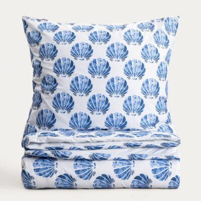 EC PEARLA | Постельное белье из микрофибры с ракушками | 160x200 + 2*70x80 см | 768071