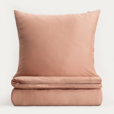 Постельное белье | AVELIA | сатин из вискозы | темно-бежевый | 220x200 + 2*70x80 см | 768699