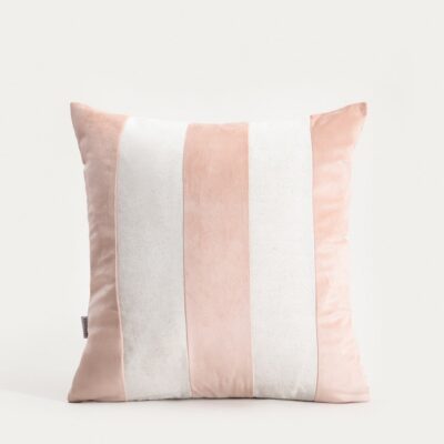 Наволочка | MANO | из смеси льна в бежевую полоску | 45x45 см | 769047