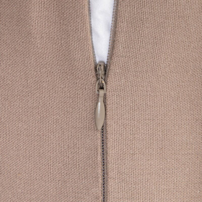 Наволочка | ANISHA | бежевая с декоративной стежкой | 45x45 см | 769368