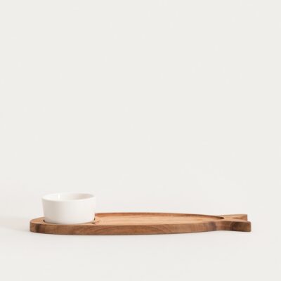 MOOKA | сервировочный набор в форме рыбы с миской | 34,5x11,5 см | 769863