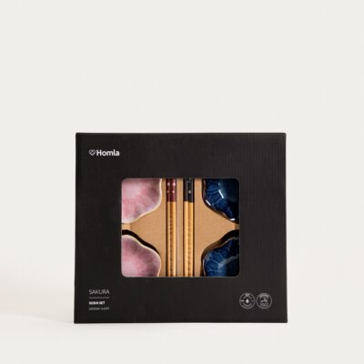 SAKURA | Розовый набор для суши в форме цветка | 6 эл. | 769917