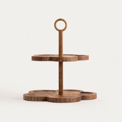 Блюдо GIBARA | двухъярусное в форме цветка | 25x28,5 см | 769948