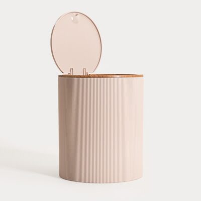 Bathroom hamper | DIALL | beige | 19x19x22.5 cm | 773556