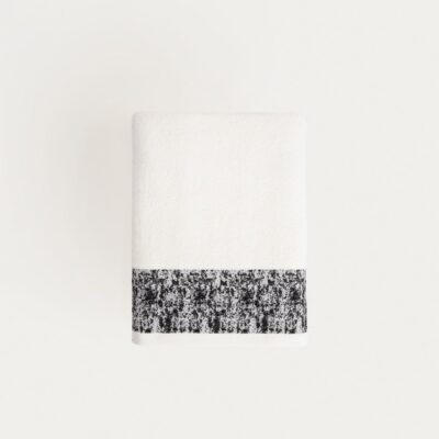 Полотенце | VIOLA | черно-белое | 50x90 см | 776021