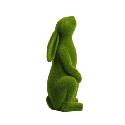 Figurine | POLY | standing green hare | 19x15x45 cm | 725661
