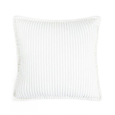 Pillowcase | SAMT | velour corduroy structure white | 45x45 cm | 728013