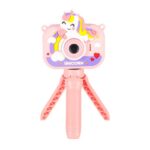 Aparat-fotograficzny-cyfrowy-dla-dzieci-na-statywie-jednorozec-rozowy-180912