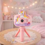 Aparat-fotograficzny-cyfrowy-dla-dzieci-na-statywie-jednorozec-rozowy-180919