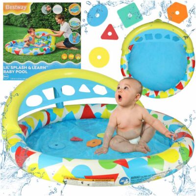 BESTWAY 52378 120cm paddling pool with cushion