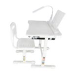 Biurko-dzieciece-szkolne-regulowane-krzeslo-lampka-LED-USB-biale-181608