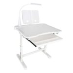 Biurko-dzieciece-szkolne-regulowane-krzeslo-lampka-LED-USB-biale-181609