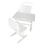 Biurko-dzieciece-szkolne-regulowane-krzeslo-lampka-LED-USB-biale-181611