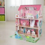 Domek-dla-lalek-drewniany-Lulilo-Gardeno-z-ogrodkiem-mebelki-70cm-rozowy-LED-180449
