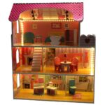Domek-dla-lalek-drewniany-MDF-mebelki-70cm-rozowy-LED-179857