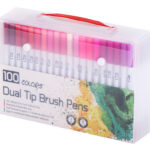 Flamastry-markery-pisaki-kolorowe-zestaw-100szt-1038322