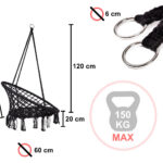 Hustawka-fotel-bocianie-gniazdo-z-oparciem-czarna-80cm-poduszki-120kg-154898