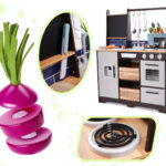 KX6286 Kuchnia drewniana MDF z akcesoriami LOFT 96cm 2