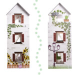 KX5944 Domek dla lalek drewniany apartament Ikonka boho 18