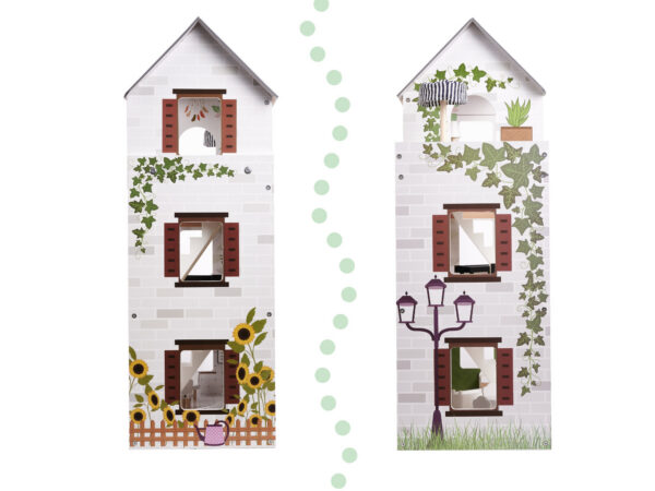 KX5944 Domek dla lalek drewniany apartament Ikonka boho 18 KX5944 Domek dla lalek drewniany apartament Ikonka boho 18