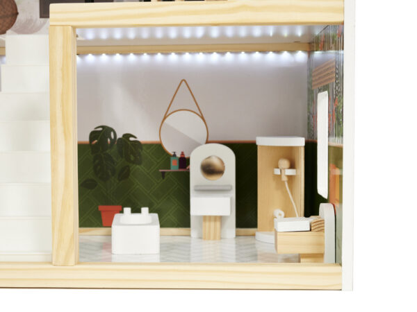 KX5944 Domek dla lalek drewniany apartament Ikonka boho 13 KX5944 Domek dla lalek drewniany apartament Ikonka boho 13