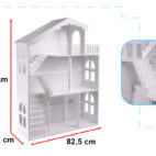 KX5547 LULILO Półka regał domek na książki CALLA XXL 3