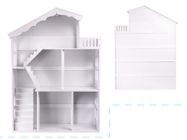 KX5547 LULILO Półka regał domek na książki CALLA XXL 4 KX5547 LULILO Półka regał domek na książki CALLA XXL 4