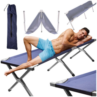 LUARO складная кровать для путешествий на каноэ XXL синий 150 кг