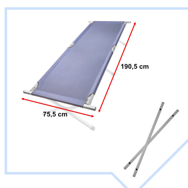 KX4833 Łóżko polowe składane turystyczne kanadyjka XXL 3 KX4833 Łóżko polowe składane turystyczne kanadyjka XXL 3
