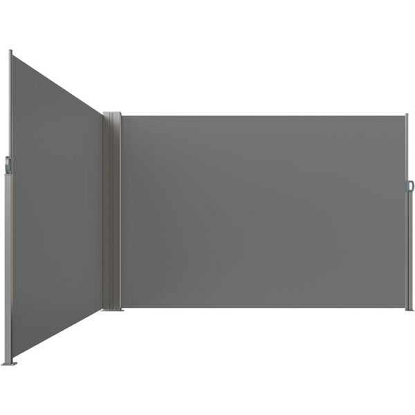 Markiza-narozna-boczna-tarasowa-LUARO-parawan-zwijany-180-x-600-cm-szary-182541 Markiza-narozna-boczna-tarasowa-LUARO-parawan-zwijany-180-x-600-cm-szary-182541