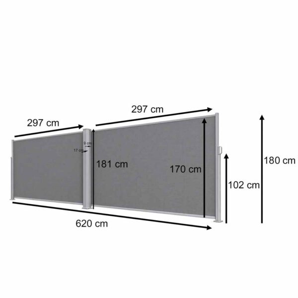 Markiza-narozna-boczna-tarasowa-LUARO-parawan-zwijany-180-x-620-cm-szary-183018 Markiza-narozna-boczna-tarasowa-LUARO-parawan-zwijany-180-x-620-cm-szary-183018
