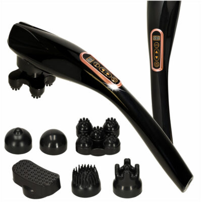 Back massager vibrating neck body massage 6 heads wireless set 6in1