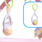 KX5873 Mata Edukacyjna Kojec Basen z piłeczkami różowa 4